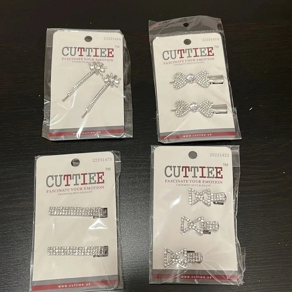 CUTTIEE Elegant Silver Fashion Jewelry Elastics Makeup Pouch Bundle - Picture 2 of 12